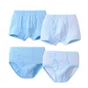 Barnunderkläder för stora pojkar Bomull Barn Tjong Sexiga Tränar Barnkläder Toddler Underbyxor Briefs 2-12T 4PCS / Parti 210622