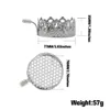 Nieuwe metalen Roken Hookah Shisha Charcoal Houder Tiara Design Zilver Goud Hookah Roken Hookah Bowl Hearguile Nargile