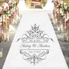 Personalized Bride & Groom Name And Date Wedding Dance Floor Decals Vinyl Wedding Party Decoration Center Of Floor Sticker 4496 210929