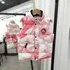 Baby Winter Weste Jungen Jacken Mädchen Mäntel Klassische Brief Weste Daunen Kleidung Baby Kleidung Oberbekleidung Kinder Kleidung Mantel Jacke Strickjacken Weskit