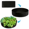 Tyg Grow Pot Felt Garden Grow Bag Outdoor Vegetabiliska Planter Planting Väskor Trädgård Living Bag Garden Pots Planting Bag 210615