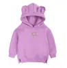 Kids Hoodies autumn and winter clothes for boys girls hooded fleece Sweatshirts Designer letters baby jacket bear ears children's clothing 0-4years