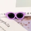 Mode Schmetterling Form Gläser Miniatur Figuren Spielzeug Plüsch Puppe Brillen Katzenauge Sonnenbrille für Kleidung Zubehör 40*15mm 1221984