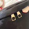 Brand Desinger أكياس 7041 سلسلة التمويه سلسلة الخصر زهرة القديمة مع حزام الكتف قابل للتعديل حقيبة crossbody المرأة مع حقيبة OPP