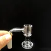 DHL gratis 20mm OD Flat Top Terp Slurper Fumatori Quarzo Banger Bordo smussato Chiodi di saldatura di grado USA per bong ad acqua Dab Rigs