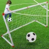 106/120cm intérieur extérieur Mini enfants Football Football ensemble de filet de but avec pompe à ballon enfants Football Sport jouet taille officielle