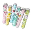 Portable Soap Petals Soap Piece Tube Flower for Travel pachnących mydło Losowe kolorowe akcesoria dezodorantów #