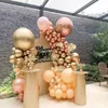 Morandi Color Balloon Chain Set Birthday Party Wedding Year Decoration Supplies Macaron Ballon Combination 220217