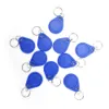 Factory price make TK4100 EM4100 125khz id Card 100pcs/lot ISO11785 ABS RFID keychain Customized Clear key Label Tags