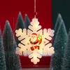 Kerst decoratie lichten, led licht, creatieve geschenken, sfeerlay-out, sneeuwvlokken, sokken, sneeuwmannen, bomen, sterren patroon