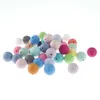 Fkisbox 100PC Silicone Baby Teether Bead Round 12mm Chewing Perles Loose Beads Silicon Teething a Free 210909