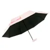 Lichte zon paraplu vrouwelijke anti-uv zonnescherm zak zonnebrandcrème draagbare mini 18cm paraguas modis 210721