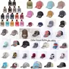 Ponytail baseball Cap 65 Style Cross Back Myted Traved PonyCaps Messy Buns Trucker Mesh Hats Zza3225