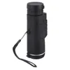 40x60 monocular hd óptico bak4 baixo luz noite visão telescópio com suporte de telefone tripé ao ar livre tripé