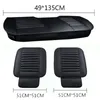 Leather Car Seat Cushion Set Auto Cover Protector Rear Bench Protection Universal Fit For Truck Van SUV Goods Covers