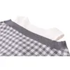 Höst Vintage Plaid Cardigan Sweater Kvinnor Fake Två Piece Short Strikkad V-Neck Långärmad Kvinna Jumper Knitwear Crop Tops 210417