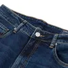 Primavera Inverno Comodo Jeans affusolati Uomo Solid Pantaloni in denim alla caviglia Taglie forti Abbigliamento di marca SK13081 220118