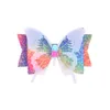 Girls Hair Clip Colorful Dream Butterfly Barrettes Kids Bow Headdress Children paillette cute Designer Hair Clips A2542274196