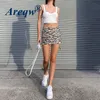 Wild zebra patroon strakke hip rok vrouwelijke 2021 lente en zomer nieuwe straat stijl sexy lange benen x0428