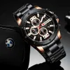Curren Sport Quartz montre pour hommes nouvelle mode de luxe en acier inoxydable montres chronographe montres pour homme horloge Reloj Hombres Q0524