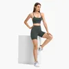 L022 Lu Lu Running Women Yoga Tank Tops Sports Underwear Feminine Y-shaped Back Shockproof Gathered Bra Athletic Gym Clothes