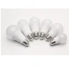 E27 LED لمبة ضوء غطاء من البلاستيك المصباح الألومنيوم غلوب 3W / 5W / 7W / 9W / 12W / 15W / 18W الأبيض الدافئ / بارد أبيض 85-265V