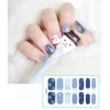 Наклейки наклейки Diy Nail Art трафарет маникюр перевод воды Зимняя снежинка рождественская декаль Prud22