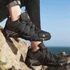 HIKEUP Latest Men's Hiking Shoes Mesh Breathable Outdoor Rock Climbing Shoes Mens Trekking Sneakers Hunting Boots Men Tactical H1125