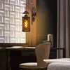 Wall Lamps Vintage Lamp Nordic Indoor Bathroom E27 Light Bedside Glass Kerosene Bar Corridor Country Style