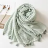 womens green scarf