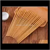 Flatware Kitchen, Dining Bar & Garden Drop Delivery 2021 Natural Bamboo Traditional Vintage Handmade Chinese Dinner Chopsticks Home Kitchen T