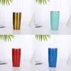 304 Stainless Steel Vacuum Mugs Flask Car Portable 20oz Solid Color Ice Master Cold Beer Coke Egg Cup