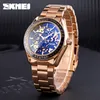 SKMEI Automatyczne zegarki Męskie Hollow Mechaniczne Zegarek Mężczyźni Luminous Point Point Colorful Watch Hour Moda Montre Homme 9194 Q0524