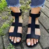 Kvinnor Skor Casual Sandaler Kvinna Non-Slip Sandal För Gladiator Platform Ladies Flats Utomhus Kvinna Retro 2021 Y0721