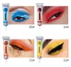 12 colori Neon Eyeshadow Cream Matte Mineral Pigment Pigment Eye Shadow Cremes Facile da applicare EyeShadows impermeabile Trucco