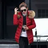 冬の女性フード付きコートファーカラー厚い長い長いジャケット女性プラスサイズ4xlアウターパーカーレディースチャケタフェミニノ210412