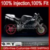 Carénages d'injection pour DUCATI 748 853 916 996 998 S R 94 95 96 97 98 42No.89 748R 853R Noir mat 916R 996R 998R 94-02 748S 853S 916S 996S 998S 1999 2000 2 001 2002 Corps d'origine