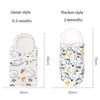 Baby Sleeping Bag Portable born Shaped Pillow Design Stroller Cotton Blanket Diaper Swaddle Sleepsack Cocoon For 0-6M 211025