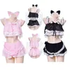 NXY Sexy Set Kawaii Boog Sweet Lolita Перспектива Back Рубашка Нижнее бельё Набор Молодая девушка Косплей Нижнее белье Maid 1210