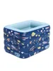 Piscina infantil bebê casa interior dobrável balde de natação crianças recém-nascidos sem fio automático infantil engrossado banheira1815137082