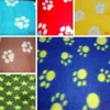 60 * 70 cm Piękne koce Łóżka dla psów poduszki Mata 22 Kolory Koc Pet Small Paw Print Ręcznik Cat Dogs Fleece Miękki cieplej