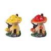 Fairy Garden Mushroom House Miniature Statues Accessories for Hom 211101