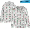 Hoodies dos homens camisolas 2021 outono chinês mahjong 3d impressão digital moda feminina casual bolsos de mangas compridas hoddies