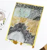 Sarongs 유행 가을 겨울 레이디 유럽과 미국 코튼 대마 표범 인쇄 목도리 스카프 180 * 90cm 무료 배달