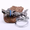 League of Legendes jinx cannon lol keychain metall nyckelringar för presentnyckel kedja smycken för bil