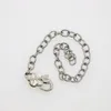 Roestvrijstalen ketting Tibetaanse zilveren bloemkreeft Clasps Charms Armbanden Chains 8 "7" 9 "B1012 20pcs / lot