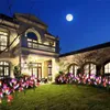 Outdoor LED Solar Lamps RGB Color Lily Garden Flower Waterproof Landscape Decorative Light For Home Courtyard Decoration