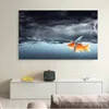 Modern Large Size Canvas Picture Abstract Fish Painting Wall Art Animal Posters And Prints For Living Room Home Decor No Frame