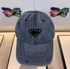 Gorras de vaquero de diseñador para mujeres y hombres Sombreros de béisbol deportivos de mezclilla vintage al aire libre de alta calidad Patrones de letras Gorra de golf Sombrero de cubo Snapback para hombre Visera para el sol