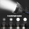 P90 kraftfulla LED -ficklampa Portable Torch Lamp Searchlight USB Super Bright uppladdningsbar vattentät spotlight med stativ Base2125960552